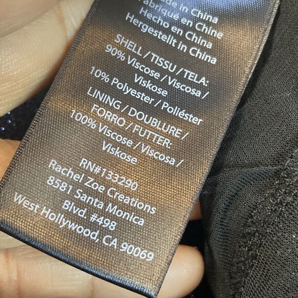 Rachel Zoe Jumpsuit Womens 8 Blue Sparkle Sleeveless‎ Wide Leg Party Sleeveless - Picture 11 of 14